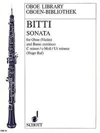 Bitti Oboe Sonata c min OBB38