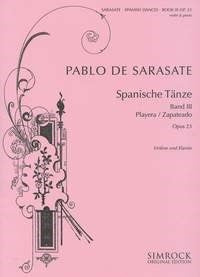 Sarasate Spanish Dances Vol3 Op23 Vln