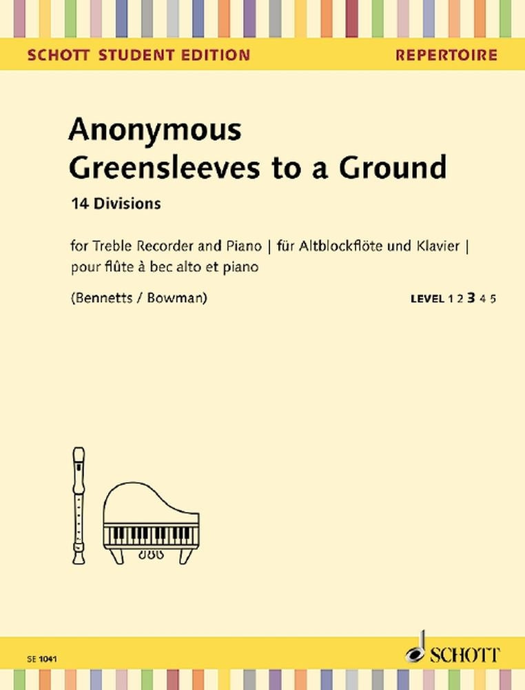 Greensleeves to a Ground Treb Rec&Pno E