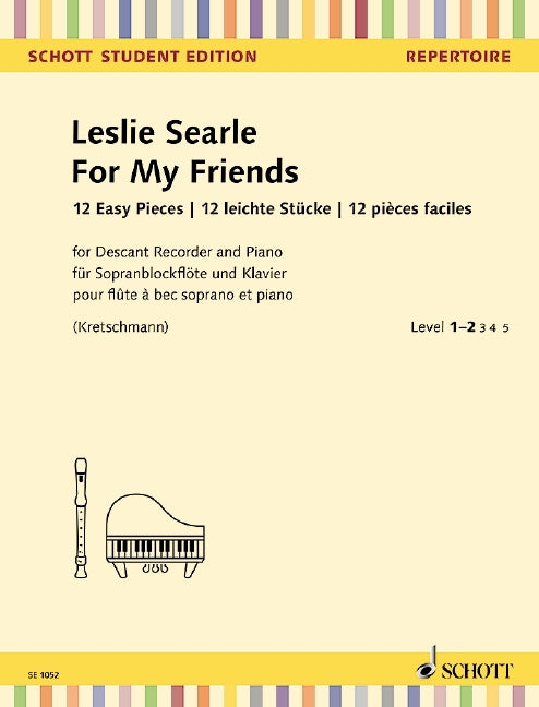 Searle For My Friends Rec&Pno Lvl1+2 SC