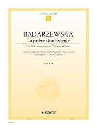 Badarzewska La Priere Dune Vierge Pno