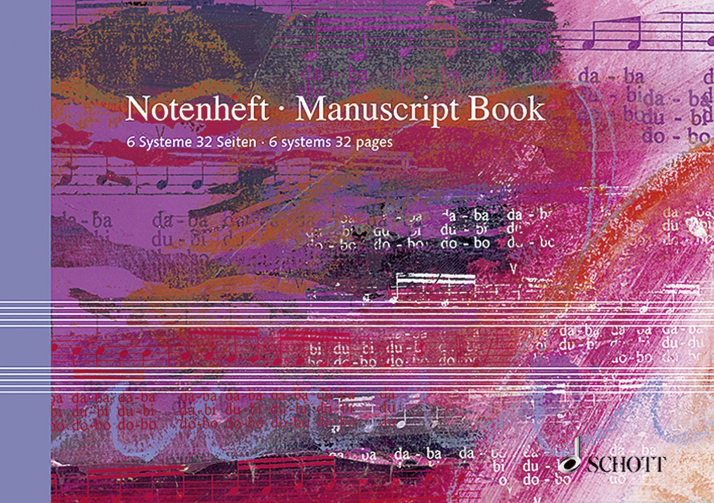 Manuscript Notenheft A5/ 6 stave ED