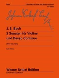 Bach 2 Sonatas Vln BWV1021/1023 UT