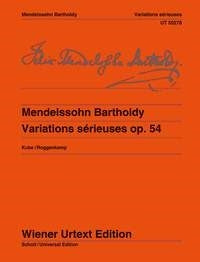 Mendelssohn Variations Serieuses Op54 P