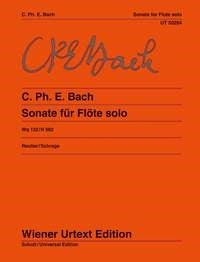Bach CPE Sonata Flt Solo UT