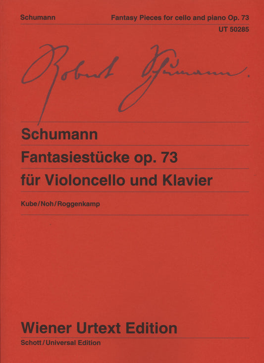 Schumann Fantasy Pces Cello&Pno Op73 UT