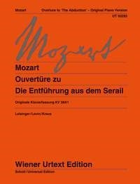 Mozart Overture Entfuhrung Pno UT