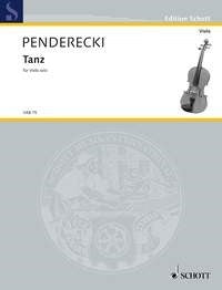 Penderecki Tanz Viola ED VAB