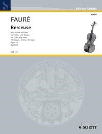 Faure Berceuse D major Vln+Pno / Vcl ED
