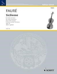 Faure Sicilenne Vln&Pno VLB130 ED