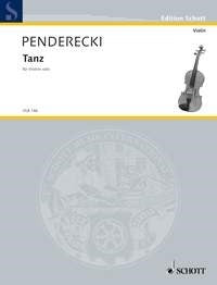 Penderecki Tanz Vln Solo Schott