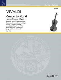 Vivaldi Concerto No6 Amin Op3/6 Vln&Pno