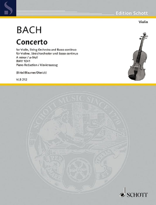 Bach Concerto in A minor Vln