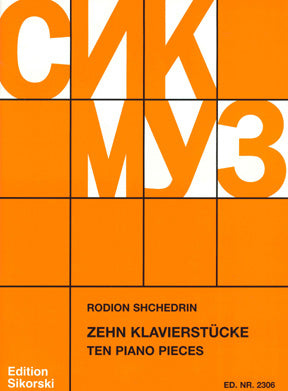 Shchedrin 10 Pno Pieces SIK