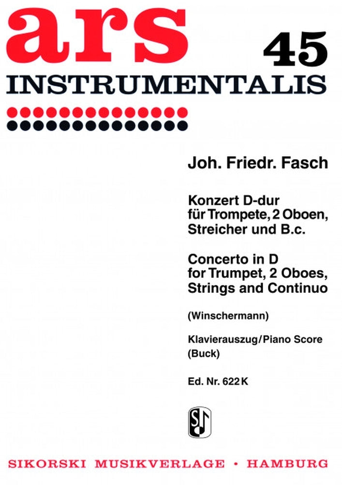 Fasch Tpt Concerto in D SIK622K EME