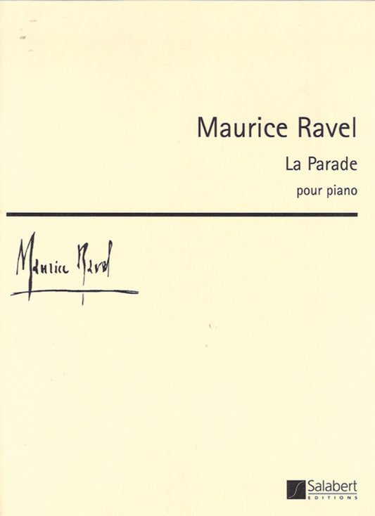 Ravel La Parade Pno SAL