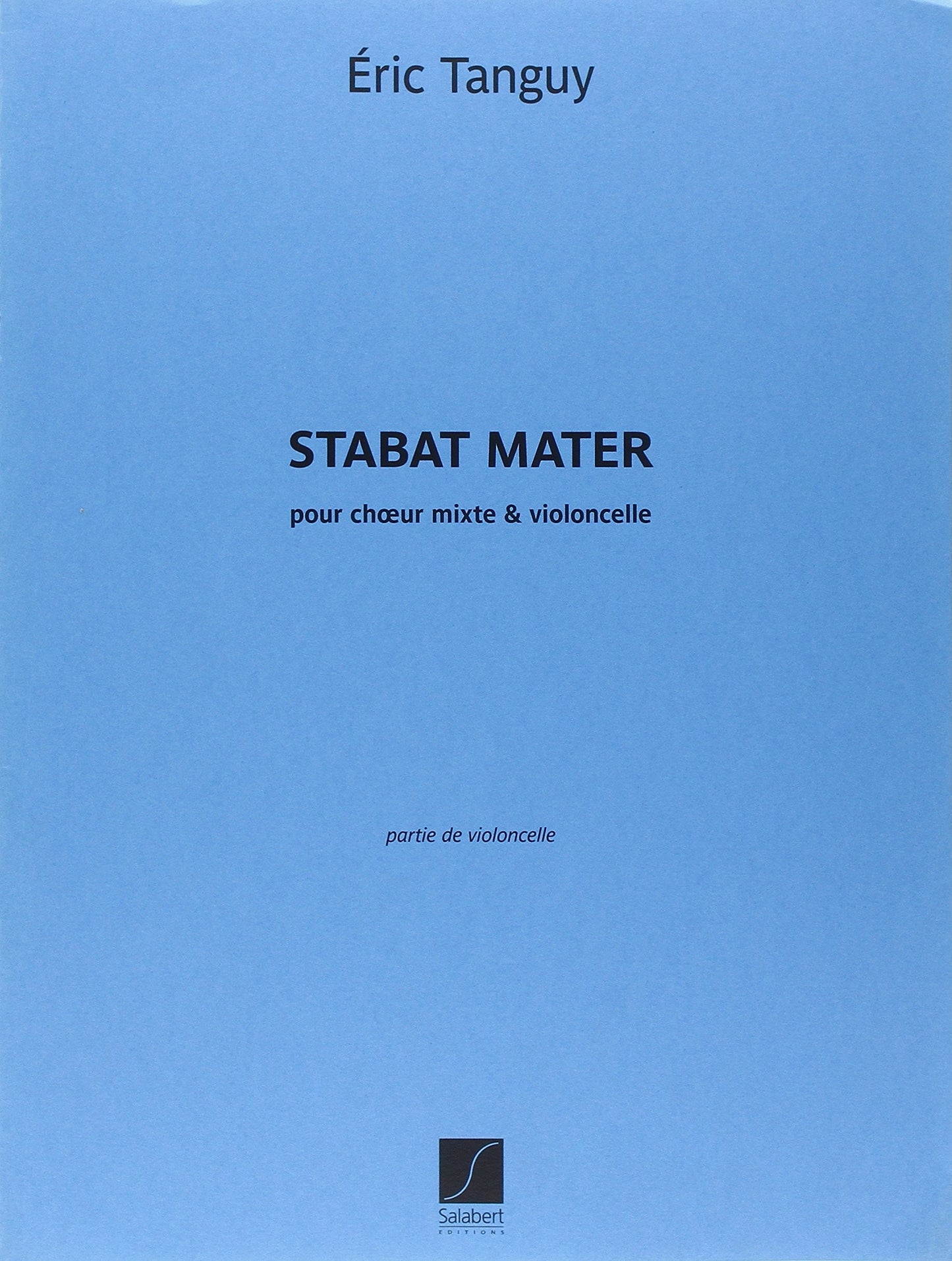 Tanguy Stabat Mater Mixed Choir&Org V/S