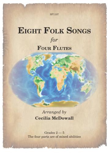 8 Folk Songs Flt 4tet Arr McDowall