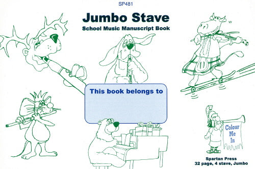 Jumbo Stave Manuscript SP