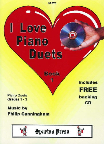 I Love Pno Duets Bk1 Gr1-3+CD