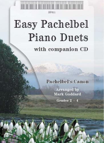 Easy Pachelbel Pno Duets Gr2-4 Bk+CD