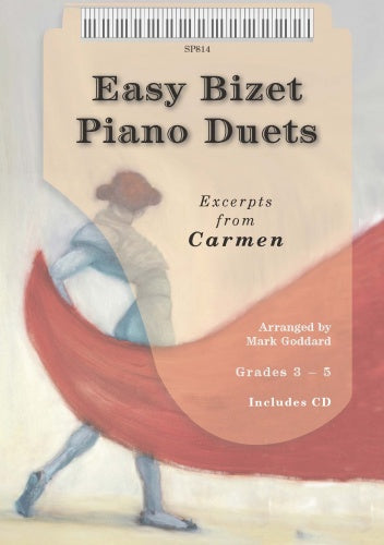 Easy Bizet Pno Duets Goddard Gr 3-5 Bk+