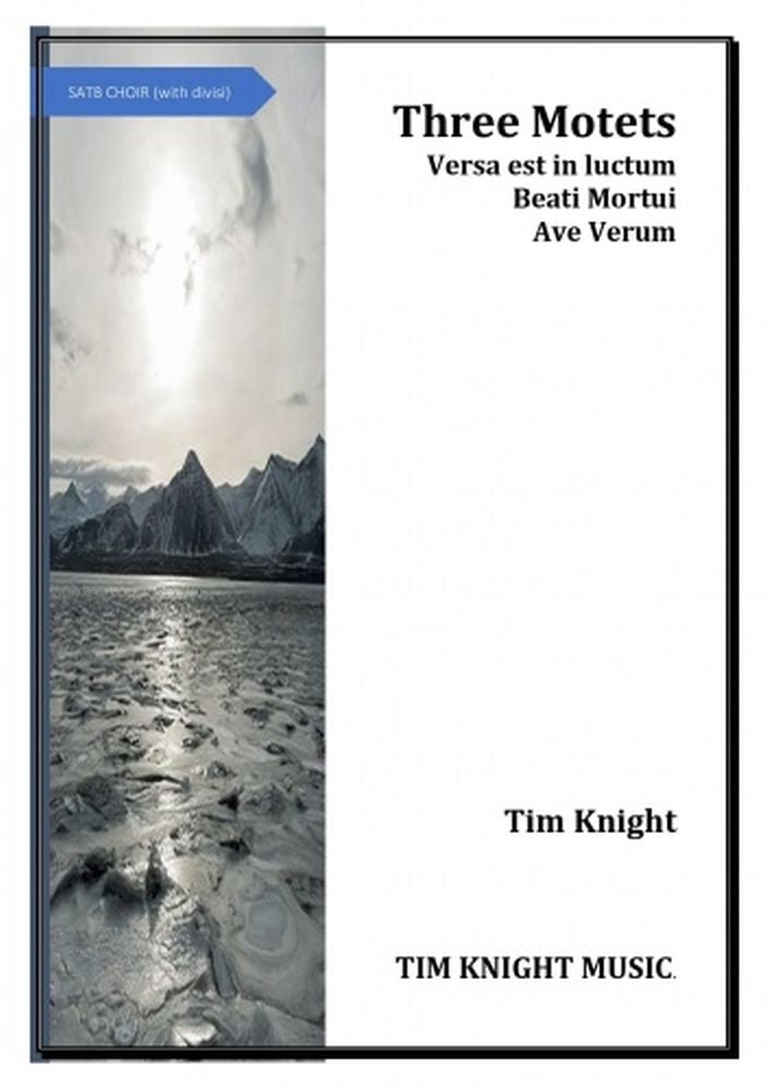 Knight 3 Motets Latin SATB