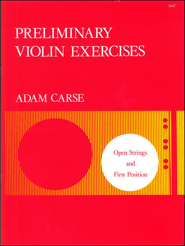 Carse Preliminary Vln Exercises