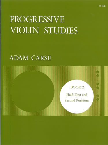 Carse Prog Vln Studies Bk2 S&B