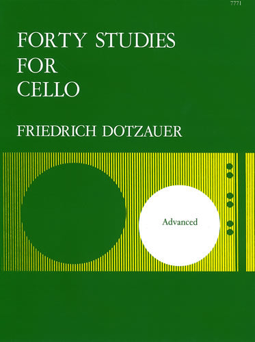 Dotzauer 40 Studies Cello S&B