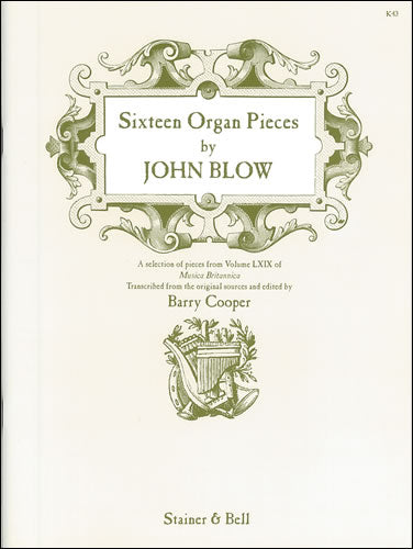 Blow 16 Organ Pieces Early Keyboard S&B