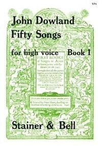 Dowland 50 Songs High Voice Bk1 S&B