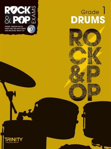 Rock & Pop Drums G1 Bk+CD Trinity