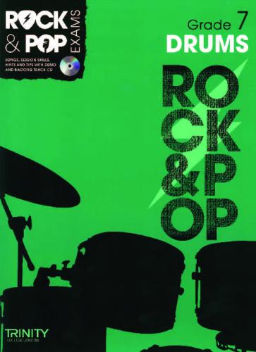 Rock & Pop Drums G7 Bk+CD Trinity