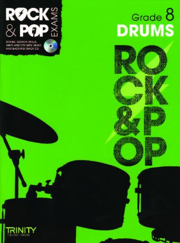 Rock & Pop Drums G8 Bk+CD Trinity