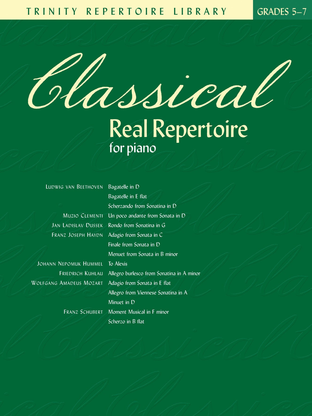 Classical Real Repertoire Pno Gr5-7 Tri