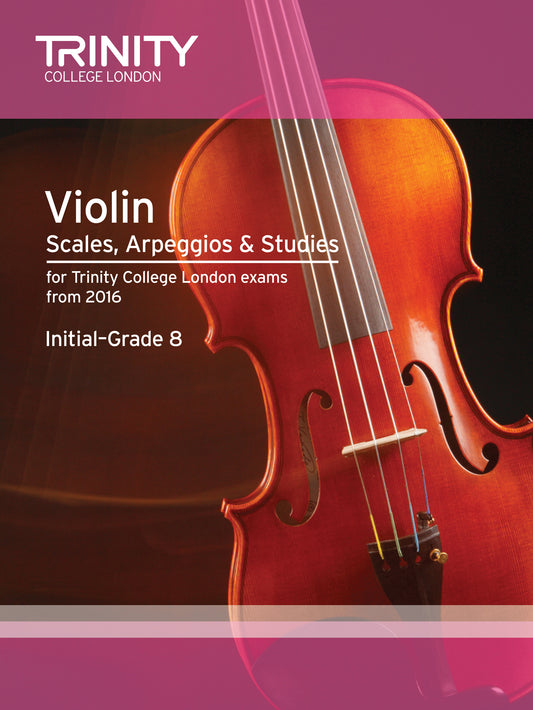 TCL Violin Scales & Arpeggios Intital-Grade 8 2016+