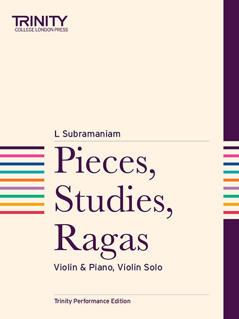 Subramaniam Pieces Studies Ragas Vln Pn