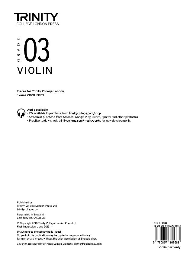 TCL Violin Gr3 Pt 2020-23