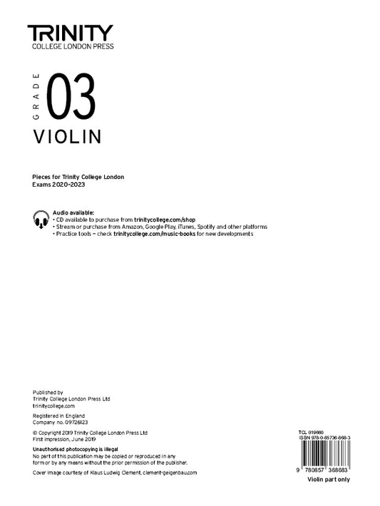 TCL Violin Gr3 Pt 2020-23