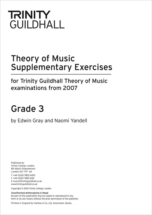 TG Theory Supp Exercises Gr3 2007+