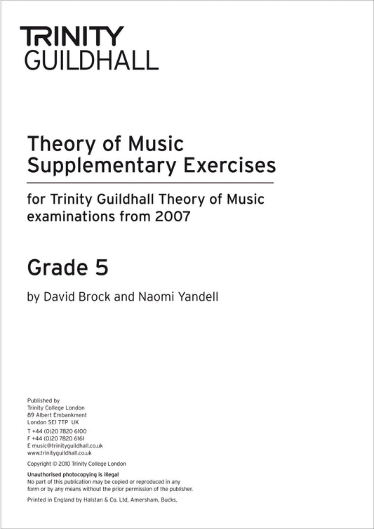TG Theory Supp Exercises Gr5 2007+