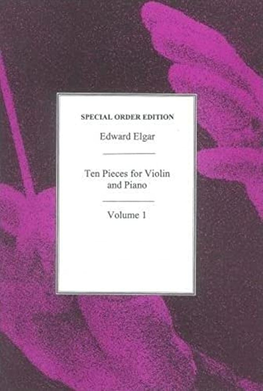 Elgar 10 Pieces For Vln/Pno Vol1 NOV
