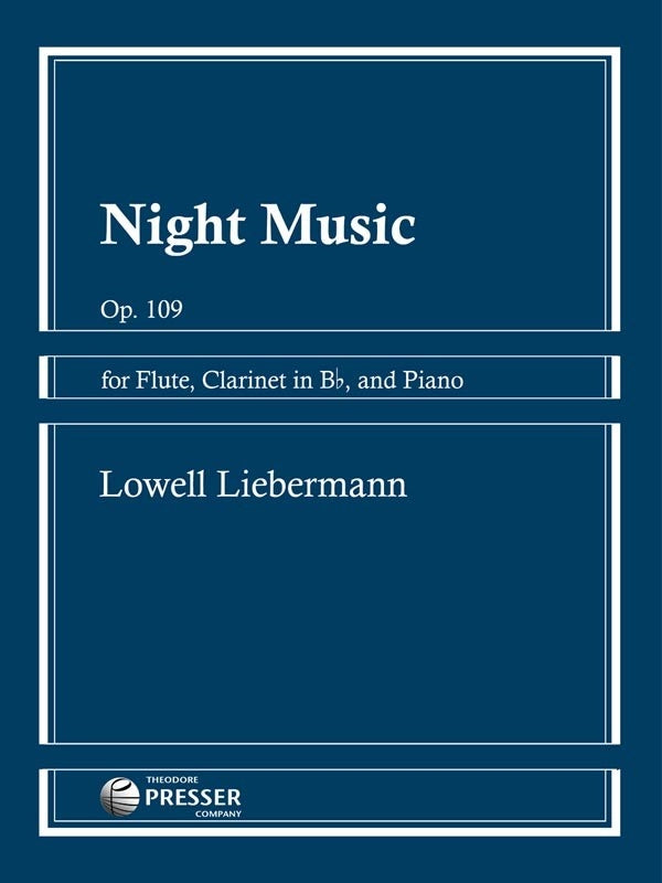 Liberman Night Music Op109 Flute/Clarin