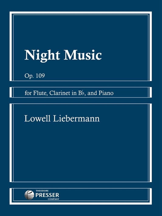 Liberman Night Music Op109 Flute/Clarin