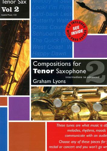 Lyons Compositions Tenor Sax 2 Bk&CD
