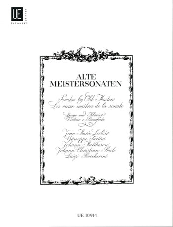 Sonatas by Old Masters Vln & Pno UE