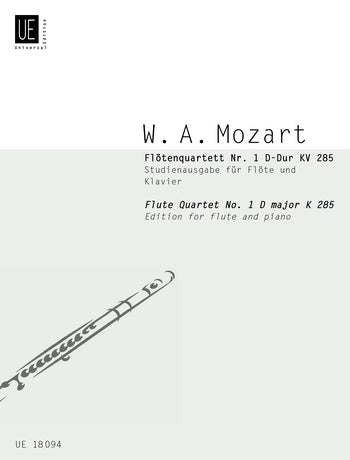 Mozart Flute 4tet No1 Dmaj K285 Flt&Pno