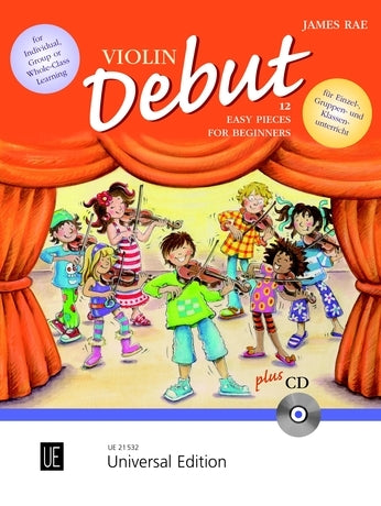 Violin Debut Pupils Bk+CD Rae UE