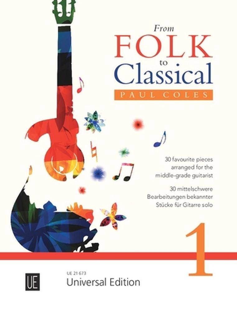 From Folk to Classical Gtr Bk1 Coles UE